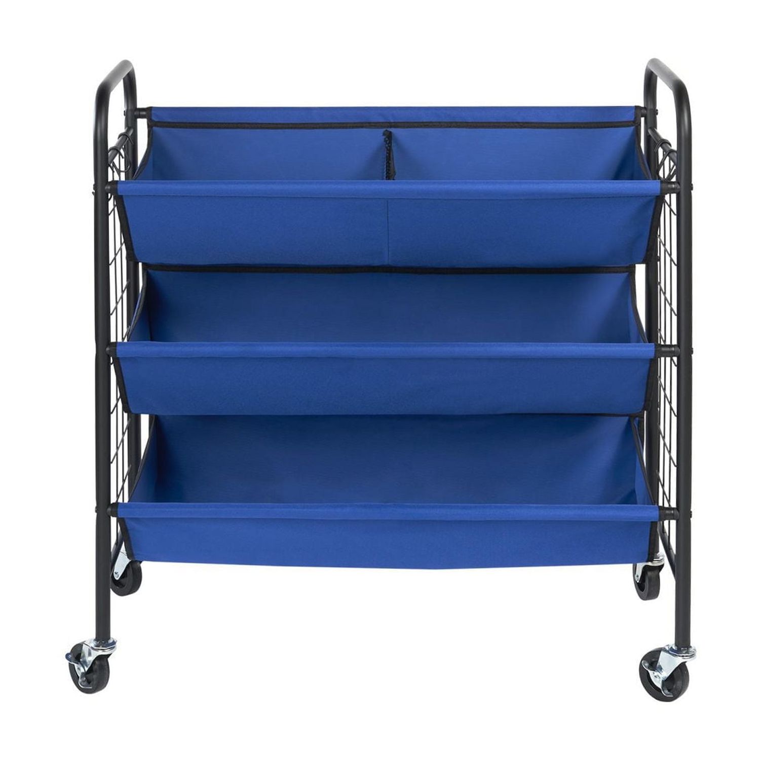 Organisateur de rangement de garage à 3 niveaux avec roulettes