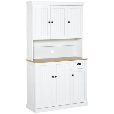 HOMCOM 71" Buffet with Hutch, Kitchen Pantry Storage Cabinet with Drawer