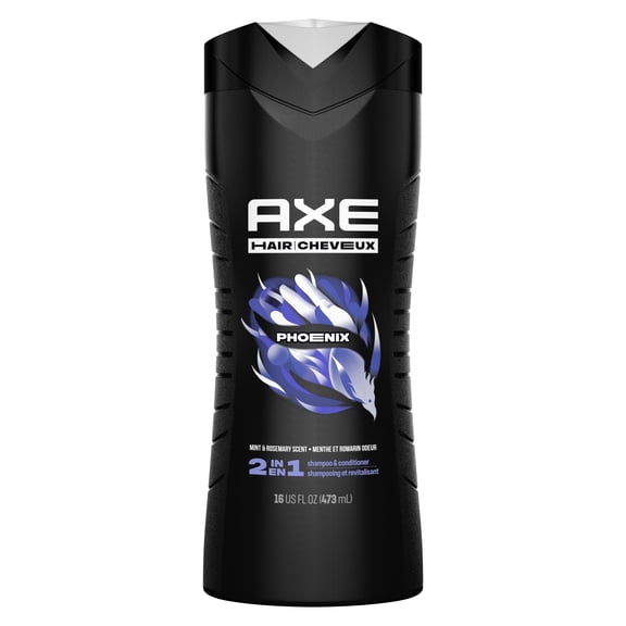 AXE 2-in-1 Shampoo & Conditioner Phoenix Mint & Rosemary Scent, 473 ml