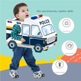 thumbnail image 4 of Car Shaped Wearable Cardboard Box DIY Kit Kindergarten Boys Girls Interesting Traffic Carton Assembly Toy Gift Type 2, 4 of 8
