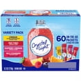 thumbnail image 1 of Crystal Light Sugar-Free Drink Mix Variety Pack, 60 Count – Lemonade, Fruit Punch, Raspberry Lemonade & Wild Strawberry W/ Caffeine On-the-Go Packets, 1 of 6