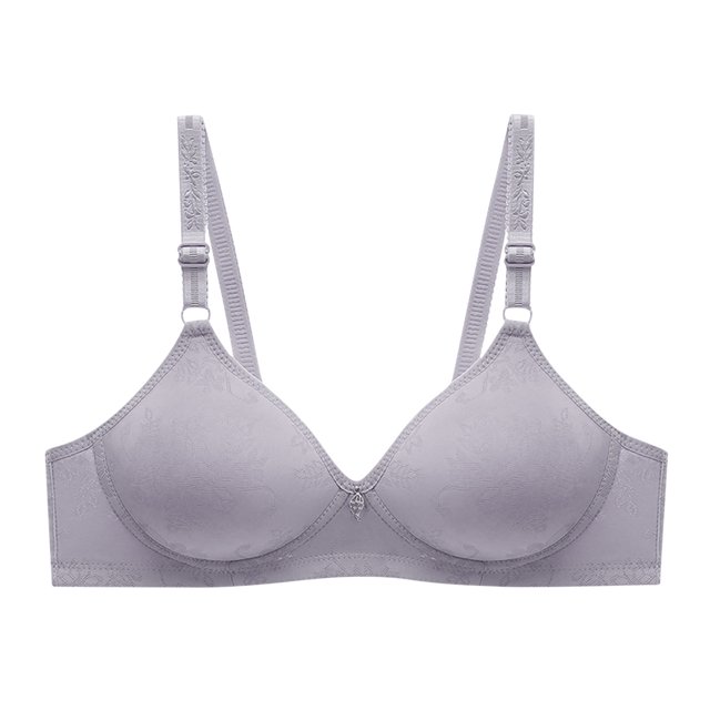 Timegard Bras for Women No Underwire Adjustable Strap Print Full Support Comfortable Everyday Bralette