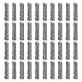thumbnail image 1 of Unique Bargains Lot de 40 Embouts de Lacets Métalliques 4x18mm Ouverture Cordons de Réparation Embouts Noirs, 1 of 6