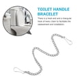 thumbnail image 2 of PTOOTP Replacement Toilet Parts 6Pcs Toilet Flapper Chain Stainless Steel 10.81X0.35X0.04In, 2 of 7