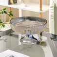 thumbnail image 4 of Birdeem Transparent Fruit Tray Household Living Room Coffee Table Fashion Put Snacks Candy Nut Dry Fruit Storage Box, 4 of 6