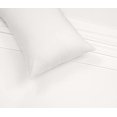 thumbnail image 2 of Ruvanti 100% Cotton Bed Sheets, 4 Pcs Bed Sets, Off White Full Size Sheets Set, Soft, Breathable Fabric, Deep Pocket Sheets, Cooling Bedding Sheets Set Include 1 Flat, 1 Fitted Sheet, 2 Pillowcases., 2 of 4