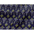 thumbnail image 4 of oneOone Tissu Jersey Viscose Imprimé Ikat Tourbillon & Paisley au Mètre 60 Pouces de Large, 4 of 5