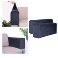 thumbnail image 3 of 2pcs Sofa Armrest Cover Polyester Sofa Armrest Slipcover Furniture Protector for Navy, 3 of 7