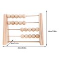 thumbnail image 1 of Wood Abacus Toy Beads Counting Playthings Simple Design Early Education Math Learning Toys Educational Prop Home Decoration Gray yellow, 1 of 9