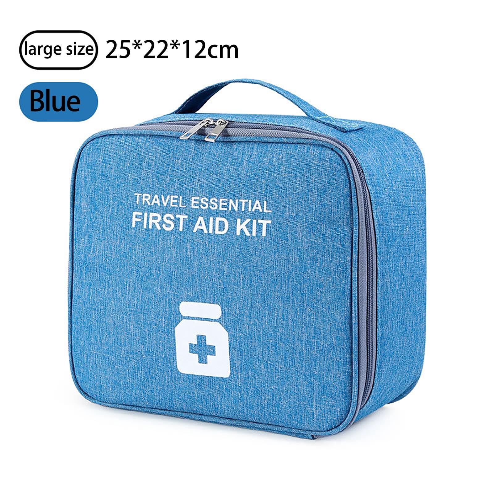 Empty First Aid Bags, Travel Medicine Bag, Medical Supplies Organizer Bag, Portable Kit for Traveling, Car, Home, Camping, Office, Hiking, Outdoor
