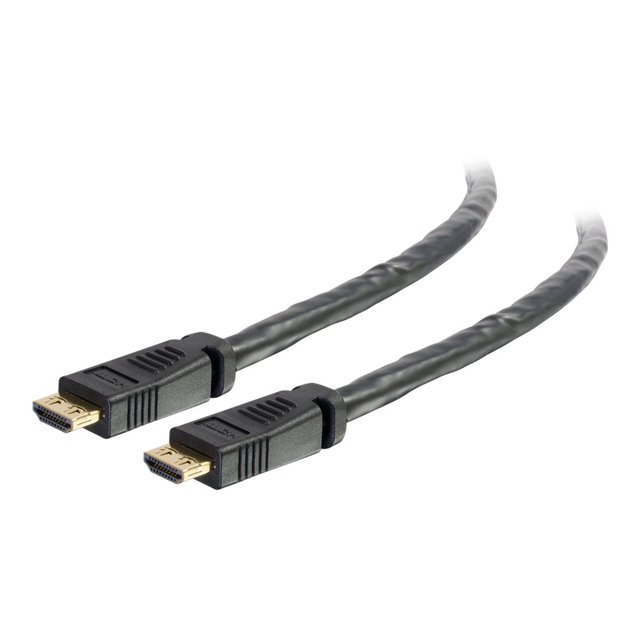 C2G 35ft HDMI Cable with Gripping Connectors - Plenum CL2P-Rated