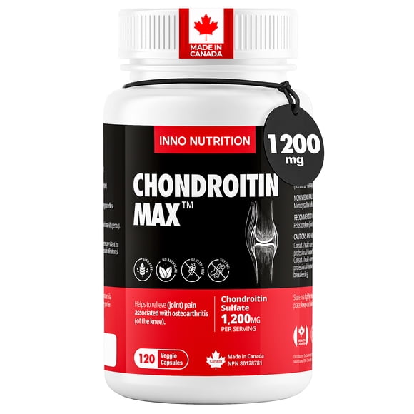 Inno Nutrition Chondroitin Sulfate 1,200mg 120 Capsules Joint Health and Pain Relief