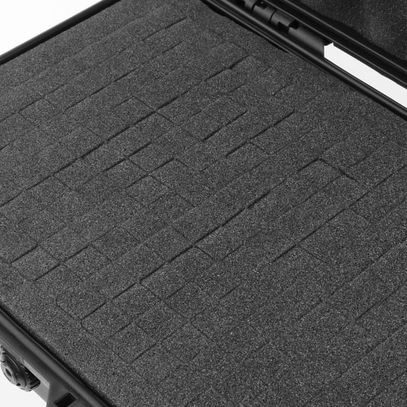 Valise d'Outils Équipement avec Éponge Outil Protectrice Antichoc Rangement Valise Portable Étui Outil à Main Sécurité pour Équipement d'Instruments 30cmx24cmx8.5cm