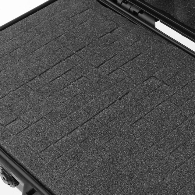 Valise d'Outils Équipement avec Éponge Outil Protectrice Antichoc Rangement Valise Portable Étui Outil à Main Sécurité pour Équipement d'Instruments 30cmx24cmx8.5cm