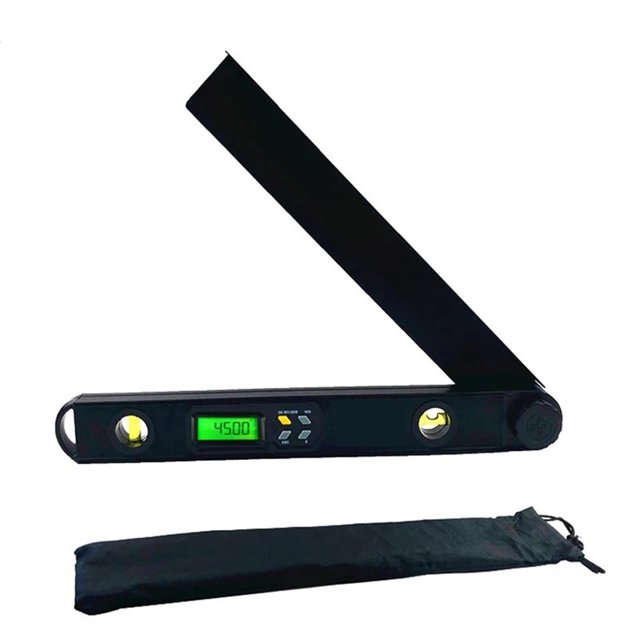 0~225° 400mm Digital Protractor Spirit Level Angle Finder Gauge Meter Digital Angle Finder Electronic Protractor 400mm ,Long Lasting