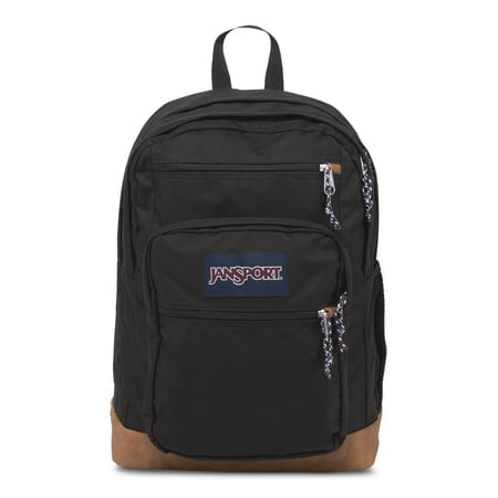 JanSport Cool Backpack with 38.1cm Laptop Sleeve, Large Computer Bag Rucksack with 2 Compartments, Ergonomic Straps, Black