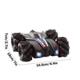thumbnail image 3 of Dvkptbk Remote Control Vehicles Double Spray Remote Control Stunt Drift Car Four-Wheel Drive Power with Light Music Double-Sided Car Children's Toys Car Model, 3 of 6