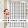 thumbnail image 2 of Clear Shower Curtain with Design Shower Curtain Bathroom Curtain Partition Curtain Shower Curtain Shower Curtain Mildew-Proof Wet and Dry Separation Fabric Shower Curtains for Bathroom, 2 of 4