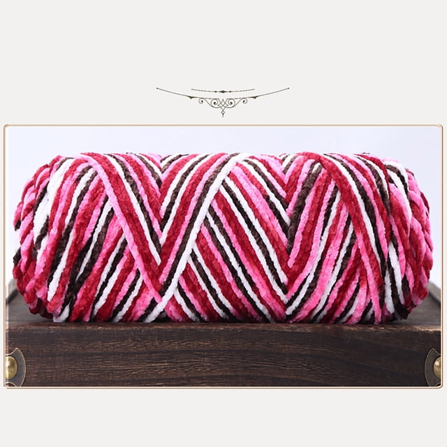 Chenille Winter Crochet Scarf Line Soft Hook Line Knitting Yarn Braideds Yarn
