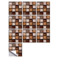 thumbnail image 1 of Affordablo 2025 Adhesive Backsplash Clearance 1Set 10pc Self Adhesive Tile 3D Sticker Kitchen Bathroom Wall Sticker Decoration, 1 of 2