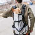 thumbnail image 4 of Dog Carrier Backpack for Small And Medium Pets Front Facing Adjustable Dog Backpack Carrier Fully Ventilated, 4 of 9
