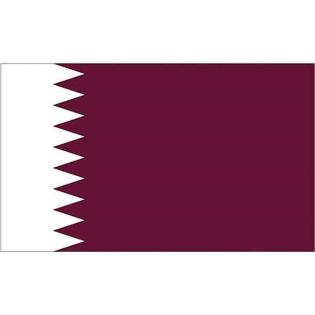 Annin Flagmakers 196875 2 ft. X 3 ft. Nyl-Glo Qatar Flag