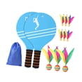 thumbnail image 3 of Siruishop 2 Pieces Badminton Set Exercise Badminton Racket for Outdoor Indoor Children C, 3 of 8