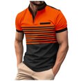 thumbnail image 1 of SHIXIAOO Hauts à Manches Courtes pour Hommes, Design de Mode Décontracté, Col à Revers, Boutons, Vêtements de Sport pour Garçons, 1 of 8