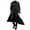 Black, variant on Men's Anoraks Stylish Trench Coat Double Long Sleeve Casual Outerwear for Winter Work and Holiday Fashion