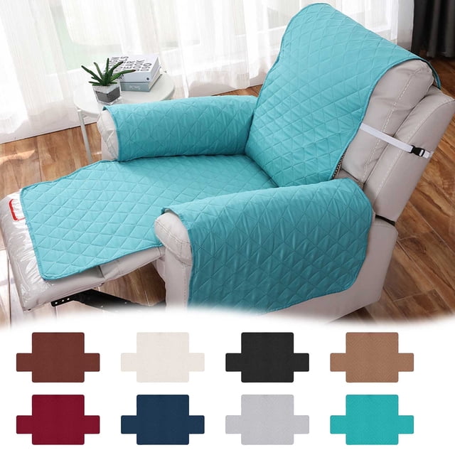 Sofa Cover for Recliner and Sofa - Knit Pure Color Full Coverage Pet Friendly All Season Functional Lounger Pad
