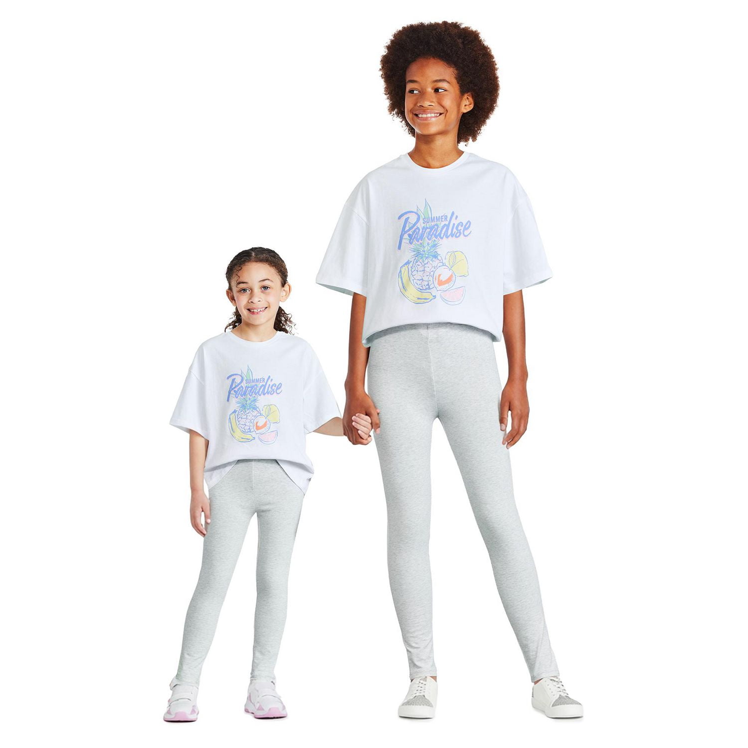 Lot de 2 leggings George pour filles