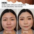 thumbnail image 4 of HIDE PREMIUM Liquid Foundation Multi-Use Waterproof Foundation Medium/Full Coverage Foundation Shades for All Skin Types (See Shade Finder) Walnut 1 fl oz, 4 of 5