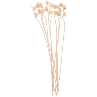 10 Pcs Bâtonnets Diffuseur en Roseau Épais en Rotin pour Huile de Pièce, Bâtonnets de Recharge pour Diffuseur de Parfum, Bâtonnets d'Aromathérapie