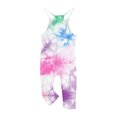 thumbnail image 2 of RXIRUCGD Girls Casual Jumpsuits Sleeveless Summer Rompers Long Pants With Pockets For 5-14 Years( Multicolor, Size:5-6 Years ), 2 of 6