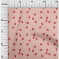 thumbnail image 1 of oneOone Cotton Poplin Fabric Raspberry Fruit Print Fabric by Yard 56 Inch Wide, 1 of 4
