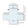 thumbnail image 3 of Housse Extensible Imprimée pour Fauteuil Inclinable, Protège-Meubles Lavables pour Fauteuils, Lits et Canapés avec Manches de Coussin d'Accoudoir, Protège-Meubles Élégant, 3 of 8