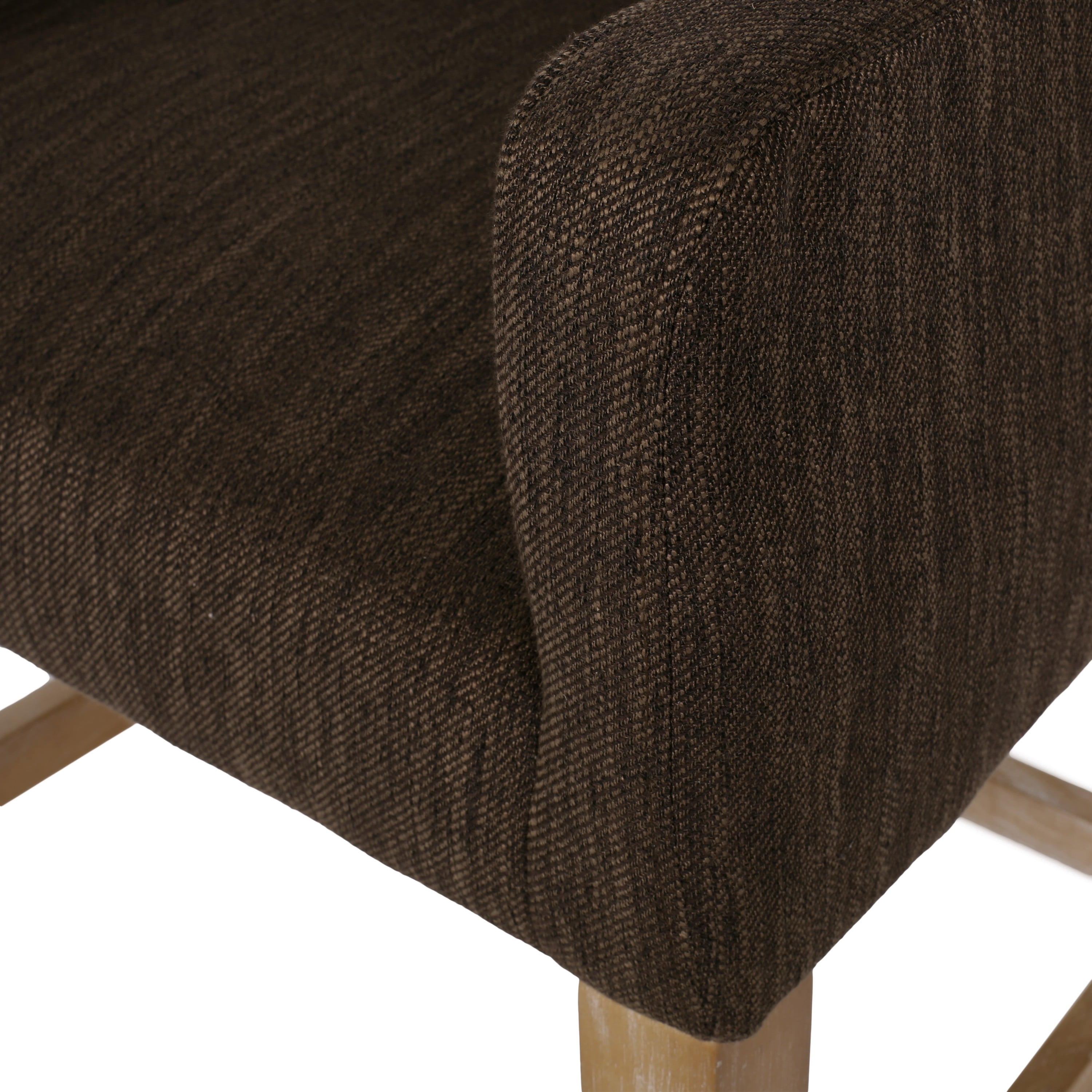 Tabouret de bar Noble House rembourré, hauteur 66 cm, brun (lot de 2)