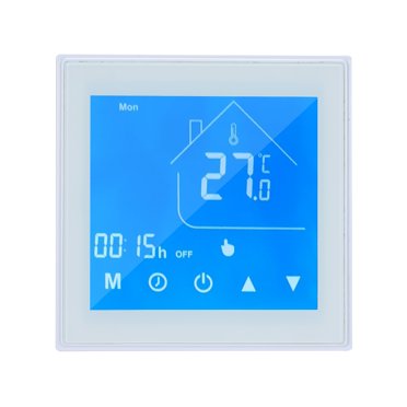 WiFi Smart Thermostat Contrôleur de Température Écran LCD Programmable pour Chauffage de l'Eau Contrôle via Application Ewelink Compatible avec Alexa et Google Home