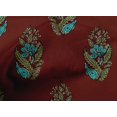 thumbnail image 4 of oneOone Cotton Poplin Fabric Leaves & Floral Block Print Fabric BTY 56 Inch Wide, 4 of 6