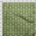 thumbnail image 4 of oneOone Rayon Green Fabric Block Fabric For Sewing Printed Craft Fabric By The Yard 56 Inch Wide-5C, 4 of 5