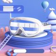 thumbnail image 2 of D-98 G Boy Girl Waterproof Swimming Goggles For Children Large Frame High Definition Set With Cap Clear Vision #AOKKe, 2 of 5