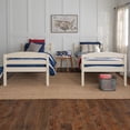 thumbnail image 3 of Manor Park Classic Solid Wood Twin Over Twin Bunk Bed, 3 of 7