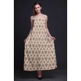 thumbnail image 4 of Bimba Robe Longue Maxi de Soirée pour Femmes en Rayonne à Imprimé Floral, Dos Nu, à Bretelles Spaghetti - Grande, 4 of 4