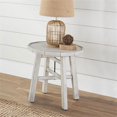 thumbnail image 2 of Steve Silver Table d'Appoint en Bois Blanc Albâtre Vieilli Paisley, 2 of 5
