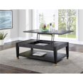 thumbnail image 3 of Yves Table de Cocktail à Plateau Relevable en Bois Charbon Frotté, 3 of 10