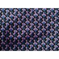 thumbnail image 4 of oneOone Cotton Poplin Medium Blue Fabric Chevron Geometric Craft Projects Decor Fabric Print By The Yard 56 Inches Wide, 4 of 4