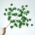 thumbnail image 4 of Antqov Autumns Feast Simulation Of Green Maple Tree Branches- 3 Colors Optional Creating The Beauty Of European and Home Halloween Autumns Harvests Decoration, Halloween Party Decorations, 4 of 7