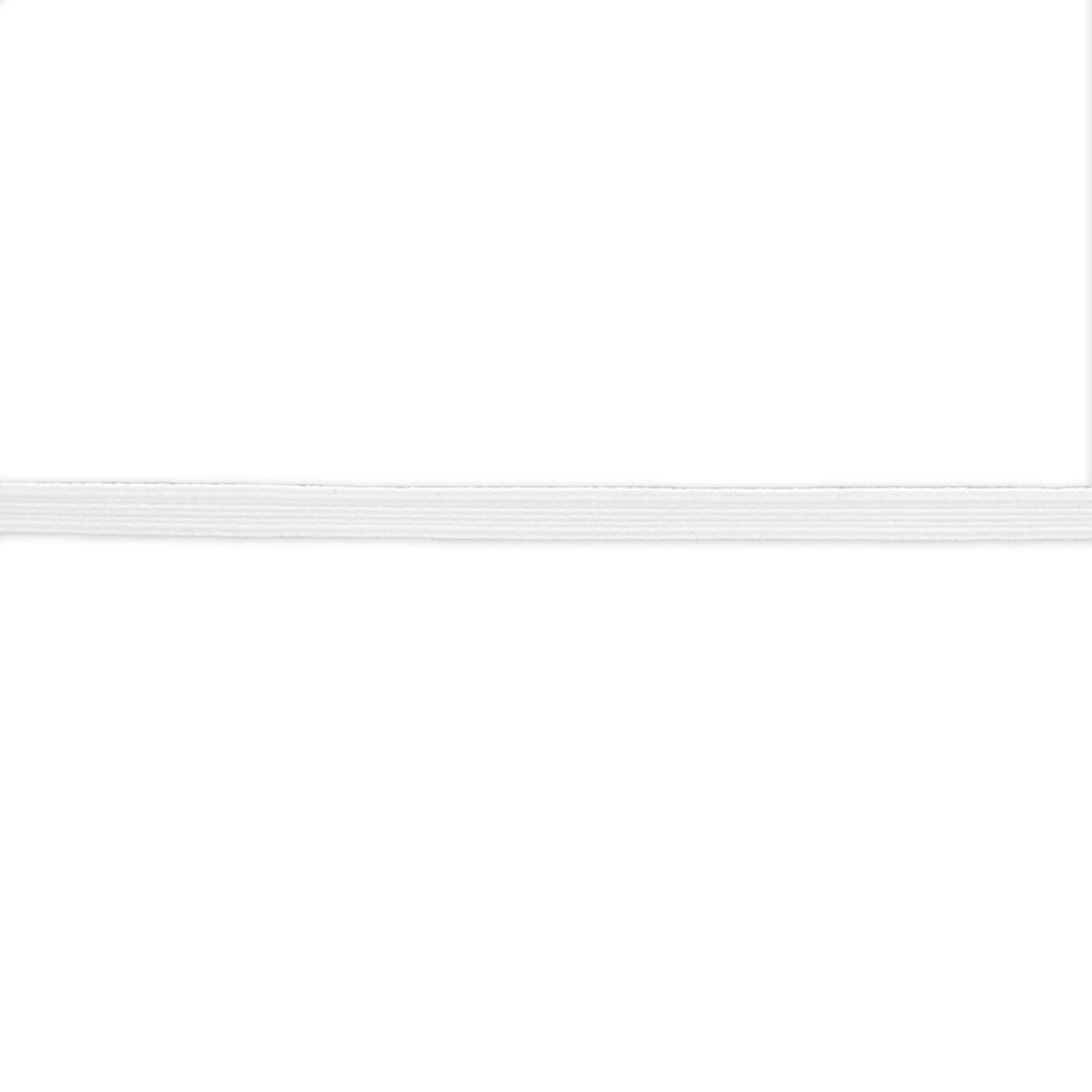 UNIQUE CREATIV blanc Jumbo Braided Elastic, 13 mm (0.51 in), 1 m (1.09 yd)