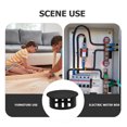 thumbnail image 2 of KAKOWELY screw covers caps 20pcs Nylon Plastic Hole Plug Black Round Button Plugs Locking Hole, Snap In Flush Type Screw Cap Cover Plugs Assortment For Kitchen Cabinet Furniture, 2 of 5