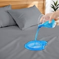 thumbnail image 1 of Hitime Waterproof Mattress Protector Queen Size, Breathable Cooling Bed Mattress Cover with Deep Pocket Plastic Mattress Protector Fitted 6"-15"(Microfiber, Queen 60"x80"), 1 of 6